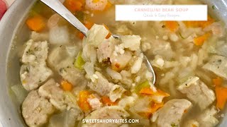 Cannellini Bean Soup YouTube [upl. by Curt]