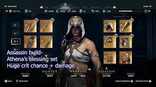 Warrior build vs Assassin build against Lykaon Wolf  Assassins Creed Odyssey [upl. by Ydieh935]