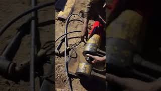 automobile machine welding construction engineering repair excavator heavymachinerychannel [upl. by Anaeerb]