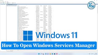 ✅ How To Open Windows Services Manager in Windows 11 [upl. by Barbaraanne254]