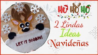 HAZ ESTAS HERMOSAS MANUALIDADES NAVIDEÑAS CON RECICLAJE CHRISTMAS DECOR [upl. by Surad]