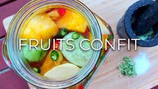 Mauritian Style Fruit Pickles  Fruits Confit 🇲🇺 [upl. by Nirrej225]