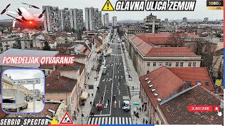 GLAVNA Ulica u Zemunu otvara se u ponedeljak za saobraćaj poslednje pripreme zemun [upl. by Onfre137]