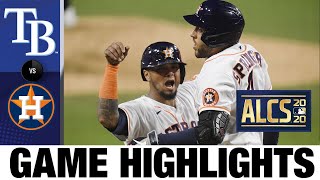 Altuve Springer homer to keep Astros alive in ALCS  RaysAstros Game 4 Highlights 101420 [upl. by Idnil]