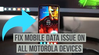 How to Fix quotMobile data not workingquot in Motorola Device [upl. by Nomled]