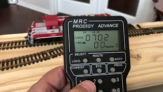 MRC Prodigy Advance DCC Programming [upl. by Dorcia]