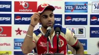 IPL 2013 Virat Kohli criticises Mumbai crowd [upl. by Forrest773]