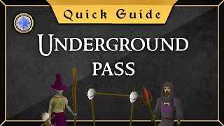 Quick Guide Underground pass [upl. by Ardekan]