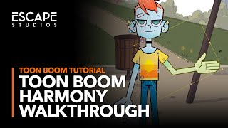 Toon Boom Harmony Walkthrough  Toon Boom Tutorial [upl. by Ttennej]