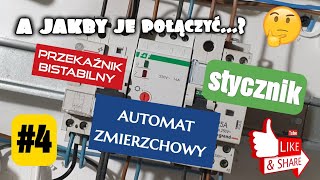 Rozdzielnica 4 Jak połączyć automat zmierzchowy stycznik i przekaźnik w jeden układ 2 funkcyjny [upl. by Puff]