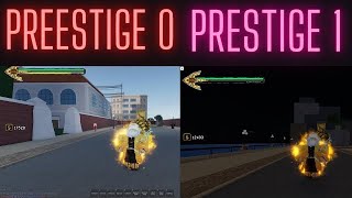 Going from level 25 to prestige 1 in YBA [upl. by Annaxor]