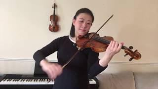 ABRSM Grade 1 Violin Exam 20202023 A1 German Dance [upl. by Enomad867]