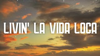 Ricky Martin  Livin La Vida Loca Lyrics [upl. by Darraj]