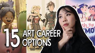 15 Art Career Options Animation Illustration Design [upl. by Derte]