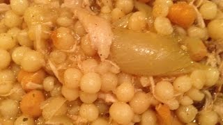 Lebanese Moghrabieh Recipe  المغربية بالدجاج على الطريقة اللبنانية [upl. by Felicie]