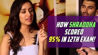 Shraddha explains how she scored 95 on 12th exam  Filmygyan  Aftab Khan [upl. by Anilra795]