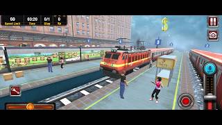 Parallel Train Race 2km race Simulator Android Gameplay Rajdhani Express 😲 [upl. by Dulcle]