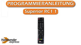 Programmierung meines Handsenders Superior RC1 1 [upl. by Ul]