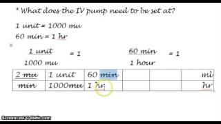 Pitocin Calculation Demonstration [upl. by Alek643]