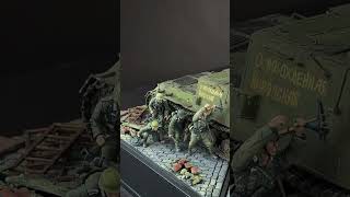 135 WW2 Diorama  The Eastern Front 1944 probuiltmodel scalemodel plasticmodel [upl. by Aohsoj659]