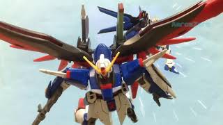 Gundam Seed Destiny The StrikeBack Mobile Suits stopmotion [upl. by Ennaeus239]