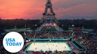 Paris 2024 Olympics Parisian landmarks will serve as competition venues  USA TODAY [upl. by Flanna46]