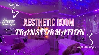 aesthetic room transformation  tik tok amp pinterest inspired [upl. by Neelra]