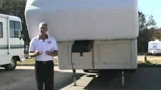 Hitching a fifth wheel trailer by RV Education 101® [upl. by Lim602]