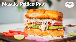 Masala Pattice Pav  Street Style Recipe  Chetna Patel Recipes [upl. by Teodoor]