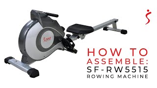 How To Assemble SFRW5515 Rowing Machine [upl. by Lothaire]