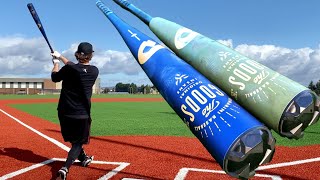 DeMarini THE GOODS 1Piece vs 2Piece  BBCOR Baseball Bat Review [upl. by Godric666]