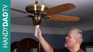 How to Install a Ceiling Fan Remote Control [upl. by Ardeen]