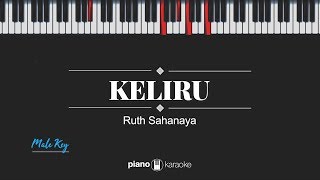 Keliru MALE KEY Ruth Sahanaya KARAOKE PIANO [upl. by Siro]