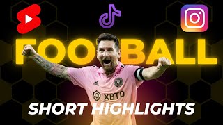 How I Edit Football Shorts Highlights on YouTube  TikTok and IG [upl. by Annel690]