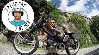 Mobylette Custom  Motobecane AV88 transformation en Harley [upl. by Llenel]