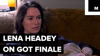 Lena Headey on Game of Thrones Finale quotPretty Much Everybody Cried at One Pointquot [upl. by Philbo]