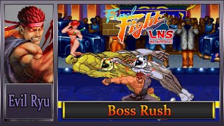 Final Fight LNS Ultimate V04 Boss Rush Musou – Evil Ryu [upl. by Frankie]