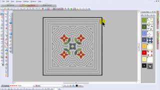 BERNINA Embroidery Software 6  Outline Design  Tool Tip 3 [upl. by Ltihcox]