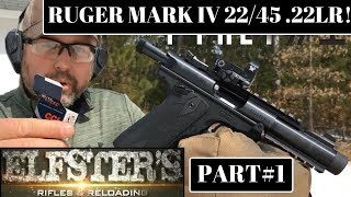 RUGER MARK IV 2245 22LR TACTICAL PISTOL VORTEX VENOM 3MOA PART1 [upl. by Amias]