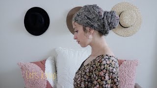 Christian Messianic Headcovering Tutorial  Lets Wrap  Naomi Head Wrap [upl. by Porcia214]