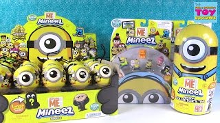 Minions Mineez Huge Palooza Collectors Tin Opening Toy Review  PSToyReviews [upl. by Cherey487]