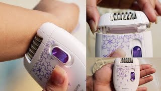 How To Remove Hair At Home With Epilator Philips Epilator Review [upl. by Ajiat]