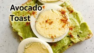 Avocado and Egg Toast Recipe [upl. by Barcot592]