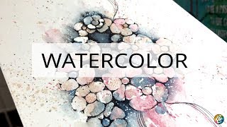 watercolor painting and doodling  reviewing new paints [upl. by Rudwik]