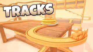 Tracks  Wooden Train Track Simulator  Tracks Gameplay [upl. by Enimrej949]