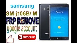 samsung SMJ106B  SMJ106M FRP Bypass google account lock remove easy and risk free [upl. by Kaitlyn]