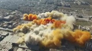 Syrian Rebels Release Footage of a Bomb Attack [upl. by Becca]