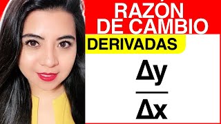 LA DERIVADA COMO RAZÓN de CAMBIO EXPLICACIÓN y DEFINICIÓN  1 [upl. by Judye]