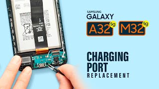 Samsung Galaxy A32 5G Charging Port Replacement  M32 5g [upl. by Belak]