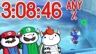 Super Mario Odyssey Speedrun wJaidenAnimations amp SomeThingElseYT [upl. by Onitnas]